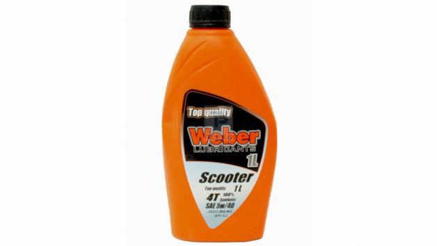 Λιπαντικό Weber Scooter 4T 5W40 100% συνθετικό 1L Λιπαντικό Weber Scooter 4T 5W40 100% συνθετικό 1L