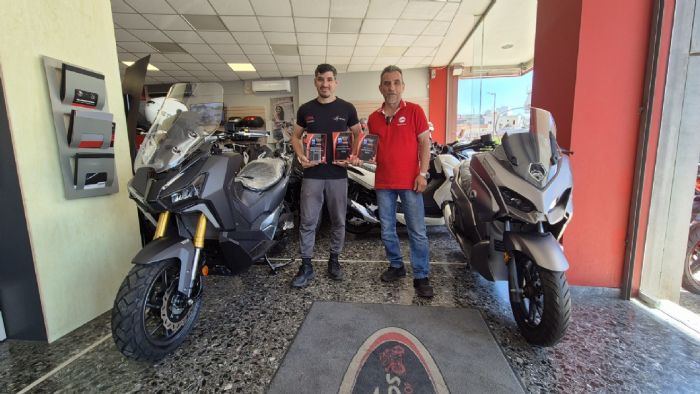  Haritos Moto: Τριπλή βράβευση για τη δραστηριότητά της σε SYM, QJMOTOR και Daytona