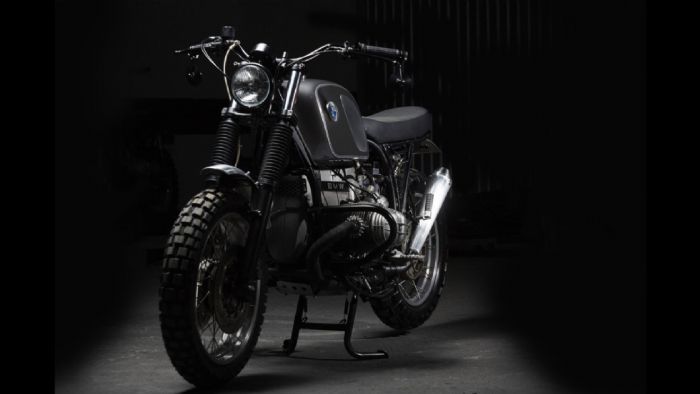 To custom μοντέλο της BMW, R100R Silverback