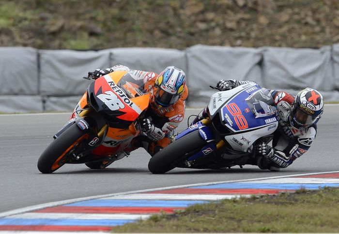 Λυσσαλέα μάχη μεταξύ Pedrosa-Lorenzo, σε όλο τον αγώνα, αλλά ειδικά στον τελευταίο γύρο. Νικητής βγήκε ο Pedrosa.