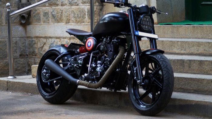 Μια Marvel Royal Enfield custom Μια Marvel Royal Enfield custom