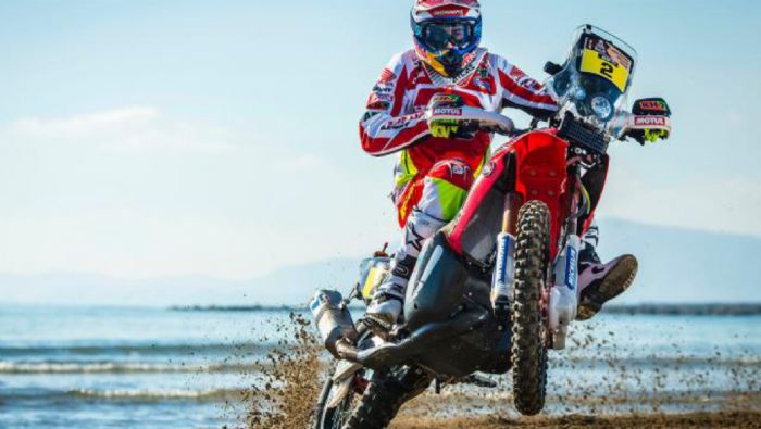 Η CRF 450 RALLY της HRC. Η CRF 450 RALLY της HRC.