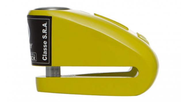 Κλειδαριά δισκοφρένου 10mm Auvray με συναγερμό κίτρινη Κλειδαριά δισκοφρένου 10mm Auvray με συναγερμό κίτρινη