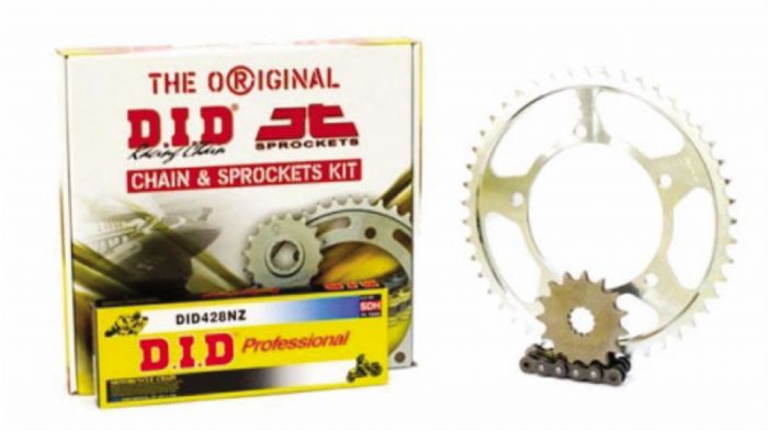 Set αλυσίδα D.I.D με γρανάζια JT για V-Strom 650 Set αλυσίδα D.I.D με γρανάζια JT για V-Strom 650