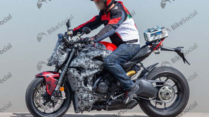 Η νέα κατασκοπευτική φωτό της Ducati Streetfighter V4