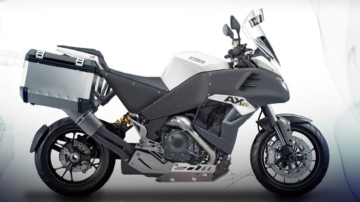 Περιμένουμε με ενδιαφέρον την adventure μοτοσικλέτα της EBR. Ας ελπίσουμε όμως ότι δεν θα μοιάζει με το 3D σχέδιο που βλέπουμε στη φωτογραφία.