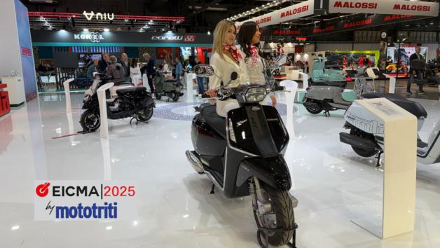 Η Lambretta παρουσίασε στην EICMA 2025 την νέα X300GT, με σχεδιασμό που παραπ
Η Lambretta παρουσίασε στην EICMA 2025 την νέα X300GT, με σχεδιασμό που παραπέμπει στις κλασικές γραμμές της εταιρίας, υιοθετώντας παράλληλα τεχνολογίες που την βάζουν σε σύγχρονα μονοπάτια.