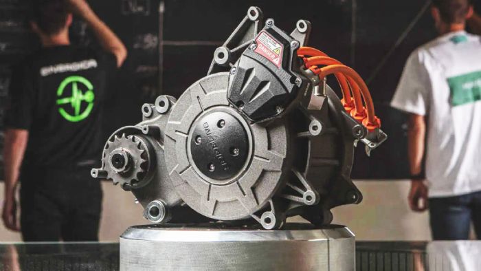 O νέος ηλεκτροκινητήρας EMCE της Energica. O νέος ηλεκτροκινητήρας EMCE της Energica.