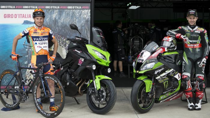 H Kawasaki θα είναι ο επίσημος πάροχος μοτοσυκλετών για τον αγώνα Giro D'Italia του 2016 και αποφάσισε να το γιορτάσει. 