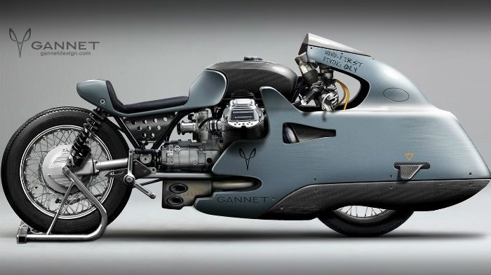 Η γαλάζια έκδοση (1R) είναι για αγώνες dragster, με δυο μικρά πτερύγια στο φέρινγκ.