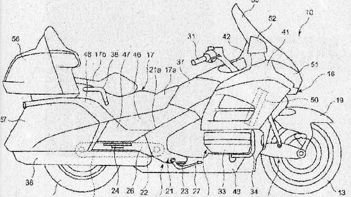 Το σχέδιο της πατέντας δείχνει τι έχει στο μυαλό της η Honda, μας δεν εξηγεί τις τεχνικές λεπτομέρειες.
