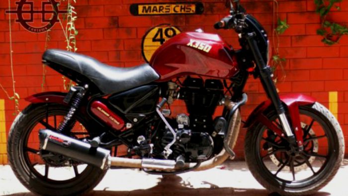 Η custom Royal Enfield X350 V2 Η custom Royal Enfield X350 V2