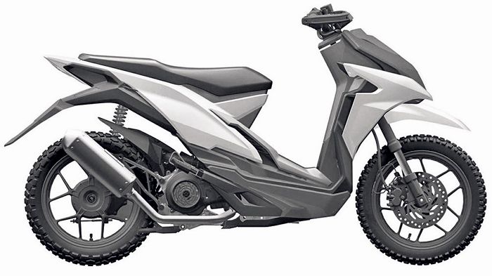 Με τη Honda να θέλει να εκμεταλλευτεί την επανεμφάνιση της Africa Twin σε όλα τα επίπεδα ένα νέο χωμάτινο scooter δεν μοιάζει απίθανο.