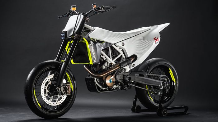 To Husqvanra 701 SM (φωτογραφία του concept) θα αποκτήσει και Enduro έκδοση, όπως δείχνουν όλα.