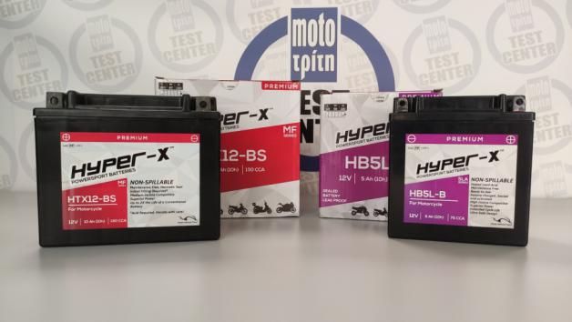 Παρουσίαση HYPER-X Powersport Batteries: Νέες σειρές μπαταριών SLA και MF
