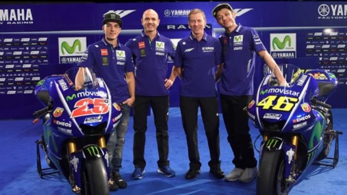 H ομάδα της Movistar Yamaha!