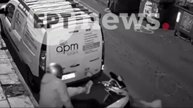 Κλοπή μηχανής σε 30 δευτερόλεπτα – Την έκαναν άμεσα ανενόχλητοι