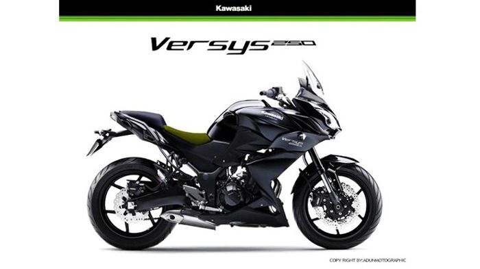 Ένα υποθετικό σενάριο για το πως θα μπορούσε να μοιάζει το Versys 250. Ένα υποθετικό σενάριο για το πως θα μπορούσε να μοιάζει το Versys 250.