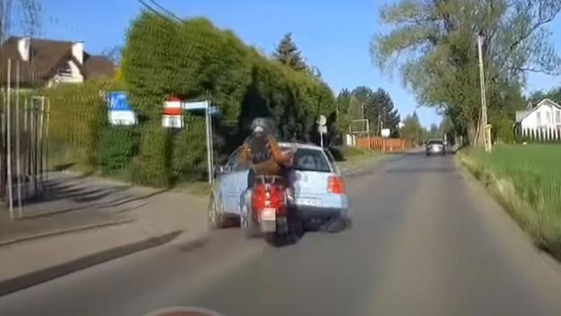 Κάθε μέρα ένας μοτοσικλετιστής θα τρακάρει με τέτοιο τρόπο [video]