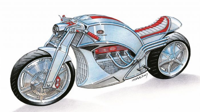 Cafe racer αισθητική με σύγχρονες πινελιές