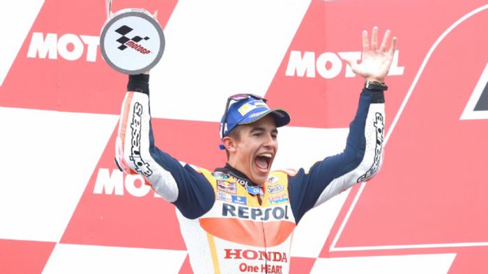 Πολύ ευχαριστημένος με την 2η θέση στο Assen είναι ο Marc Marquez. Πολύ ευχαριστημένος με την 2η θέση στο Assen είναι ο Marc Marquez.