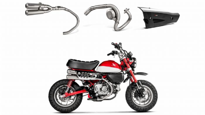 Ολόσωμη εξάτμιση Akrapovic για Monkey 125