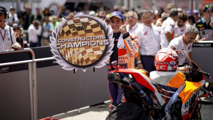 MotoGP: Η Honda κατακτά το πρωτάθλημα κατασκευαστών