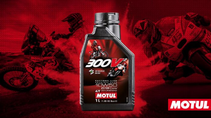 Motul 300V²: Λιπαντικό αγωνιστικών προδιαγραφών