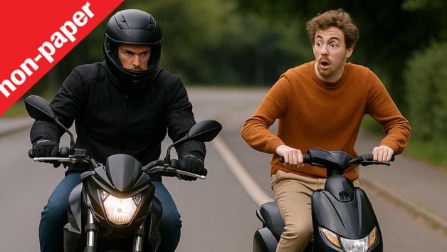 Το όριο των 25 kχλμ/ώρα θεσπίστηκε ώστε να διαχωρίζει τα ελαφρά ηλεκτρικά οχήματ Το όριο των 25 kχλμ/ώρα θεσπίστηκε ώστε να διαχωρίζει τα ελαφρά ηλεκτρικά οχήματα (e-scooters, e-bikes, μικρά ηλεκτρικά scooter) από τα δίκυκλα που θεωρούνται μηχανοκίνητα οχήματα και απαιτούν άδεια ο