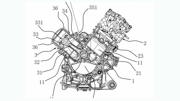 Η QJMOTOR πατεντάρει ασυνήθιστο μονοκύλινδρο κινητήρα