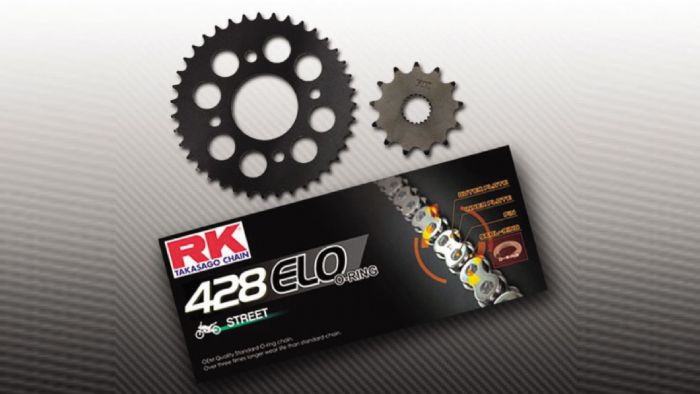 RK κιτ γρανάζια με O-ring αλυσίδα RK κιτ γρανάζια με O-ring αλυσίδα