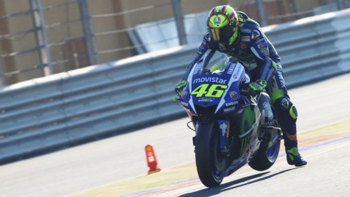 O ικανότερος αναβάτης στα φρένα είναι ο Valentino Rossi, σύμφωνα με δεδομένα της O ικανότερος αναβάτης στα φρένα είναι ο Valentino Rossi, σύμφωνα με δεδομένα της Brembo.