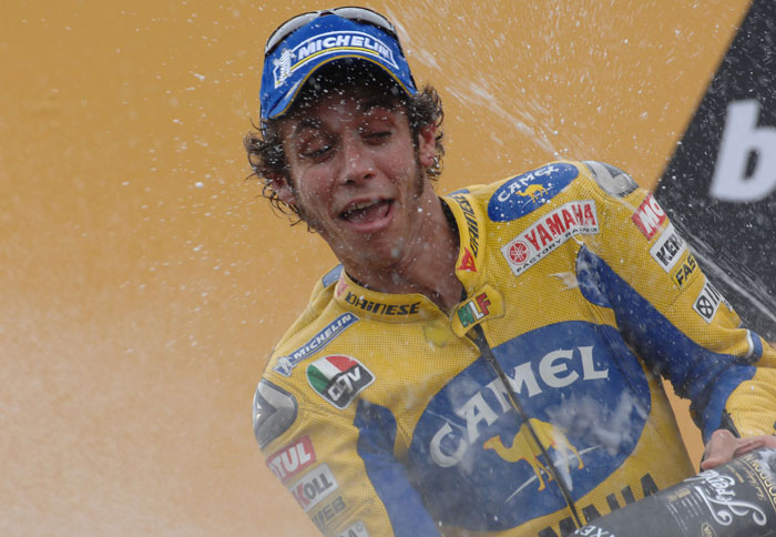 Ο Βαλεντίνο Ρόσι… στα «πάνω» του