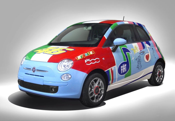 Το Fiat 500 του Rossi
