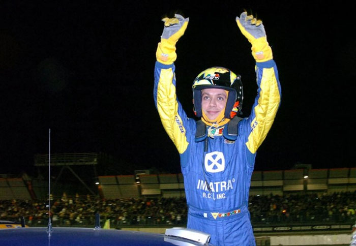 Ο Rossi σε Rally εμφανίσεις