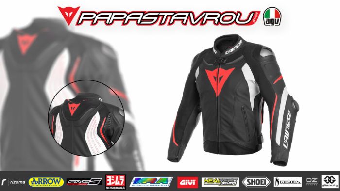 Σπορ δερμάτινο μπουφάν Dainese Super Speed 3