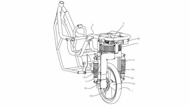 Η Zongshen πατεντάρει αμφίβιο, πλωτό scooter 