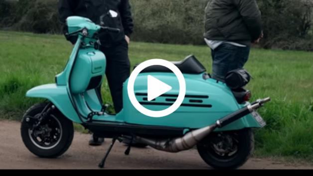 VIDEO: Τρελή Lambretta με κινητήρα RD 350