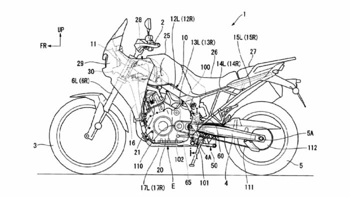 Τα σχέδια που αφορούν την νέα μοτοσυκλέτα, η οποία ίσως να είναι η νέα Transalp! 