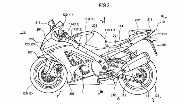 Το σχέδιο το οποίο φέρεται να απεικονίζει την GSXR-1000 η οποία θα φέρει και υπε Το σχέδιο το οποίο φέρεται να απεικονίζει την GSXR-1000 η οποία θα φέρει και υπερσυμπιεστή!