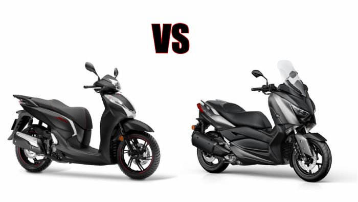 Honda SH300i vs Yamaha X-MAX 300