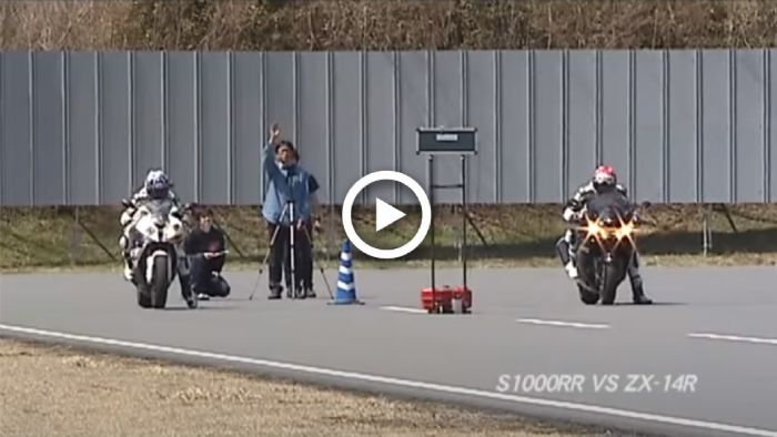 VIDEO: S1000RR εναντίον ZZR1400 στην ευθεία VIDEO: S1000RR εναντίον ZZR1400 στην ευθεία
