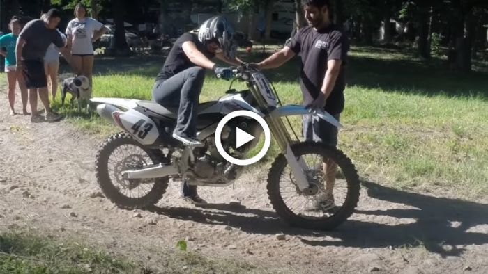 VIDEO: Προσπάθεια για εκκίνηση «καθαρού» έχει απροσδόκητο τέλος