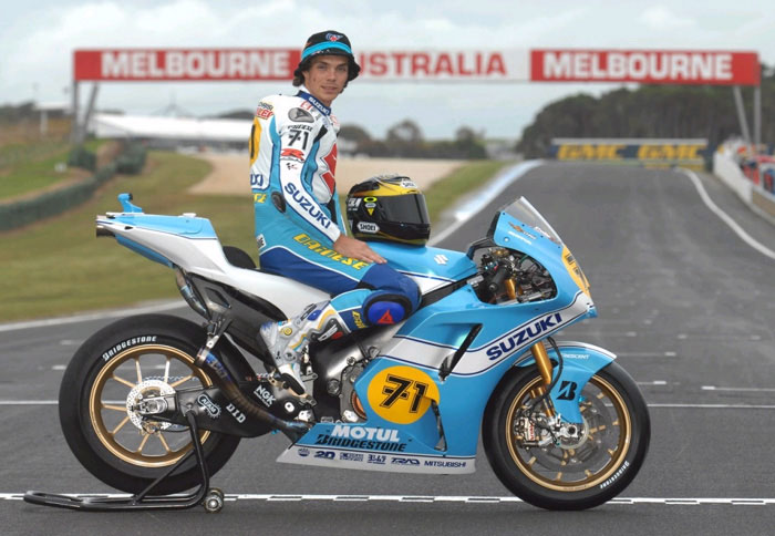 Vermeulen με Barry Sheene look!