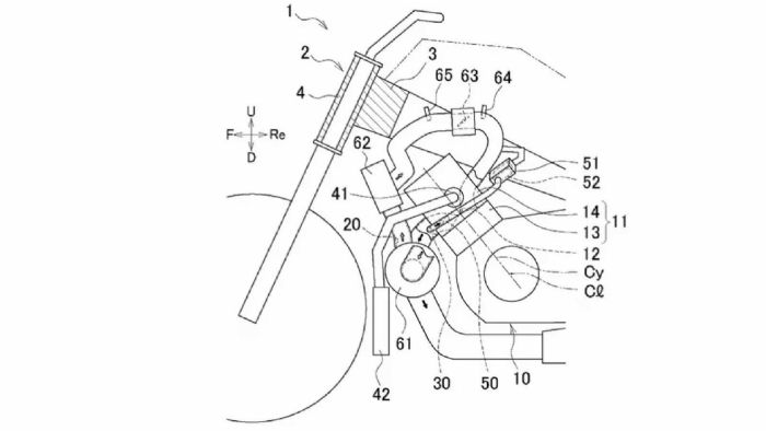 Νέες πατέντες της Yamaha αποκαλύπτουν πως η ιαπωνική εταιρεία σχεδιάζει την εφαρμογή ηλεκτρονικού turbo (E-turbo) σε μοτοσυκλέτα με τον τρικύλινδρο κινητήρα CP3, όπως αυτούς που συναντάμε στο MT-09