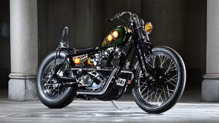 Το Yamaha XS650 επιστρέφει από το παρελθόν σε μια custom εκδοχή που κάνει θόρυβο