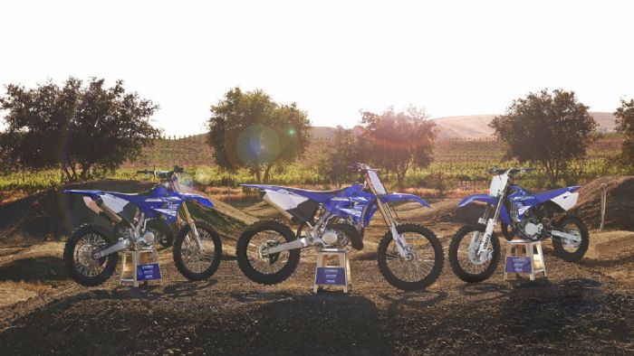 Τα νέα της off-road competition μοντέλα παρουσίασε η Yamaha. 
