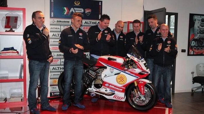 Η ομάδα Althea Racing θα συμμετέχει στην Evo κατηγορία του Πρωταθλήματος WSBK, γ Η ομάδα Althea Racing θα συμμετέχει στην Evo κατηγορία του Πρωταθλήματος WSBK, για το 2014, με το Niccolo Canepa.