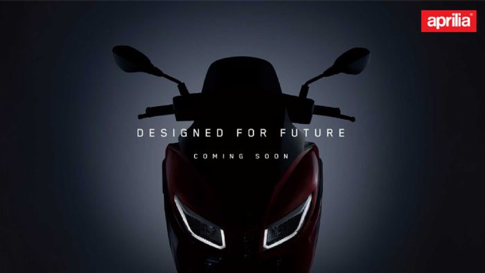 Η επίμαχη εικόνα της Aprilia για την εμφάνιση των νέων μοντέλων scooter. 