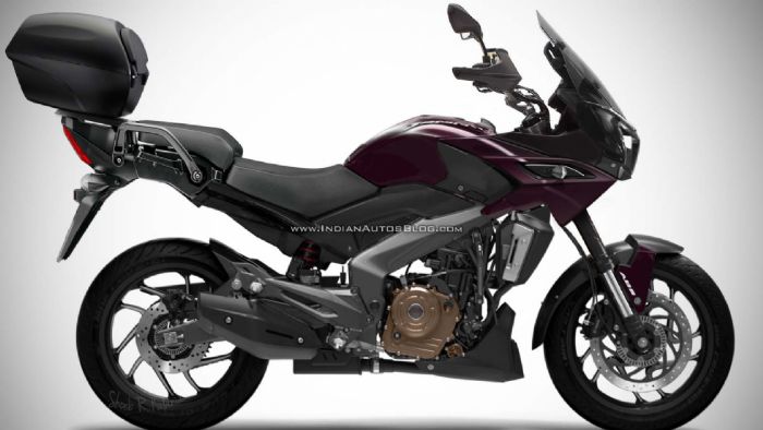 H ψηφιακή δημιουργία της SRK Customs που θα μπουούσε να είναι πολύ κοντά, σε νέο Adventure μοντέλο από την Bajaj. 